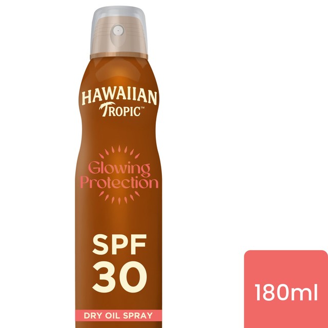 Hawaiian Tropic SPF 30 Dry Oil Sun Spray 180ml, UK version