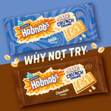 McVitie's Hobnobs Oaty Creams chocolate biscuits pack (British brand)