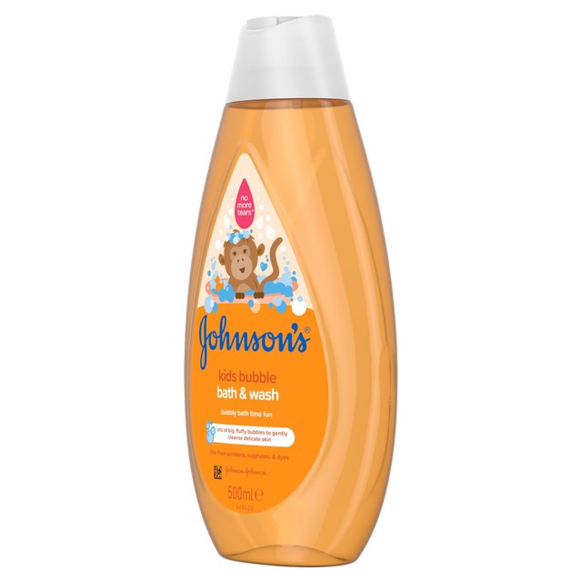 Johnson's Kids Bubble Bath & Wash liquid 500ml, UK version