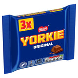 Yorkie Original milk chocolate bar 3x46g (British brand)