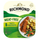 Richmond meat-free vegan sausages 304g pack, imported from the UK