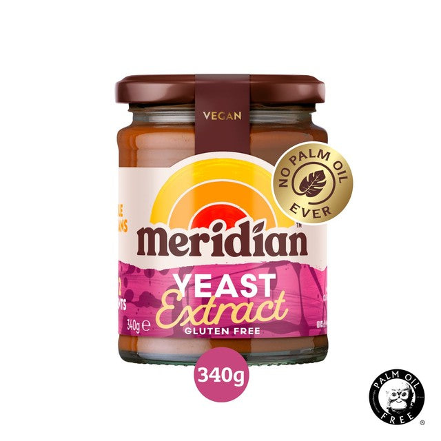 Meridian yeast extract spread fortified with B12, imported from the UK