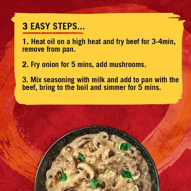 Schwartz Beef Stroganoff Recipe Mix 35g - British product