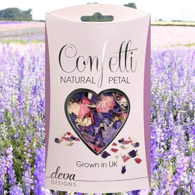 Deva Designs Natural Petal Confetti 100ml, imported from the UK