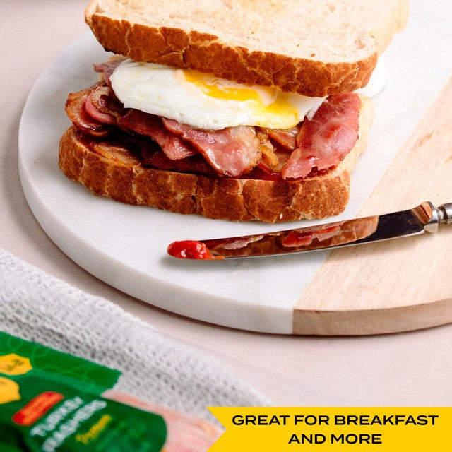 Najma smoked turkey rashers 130g, imported from the UK