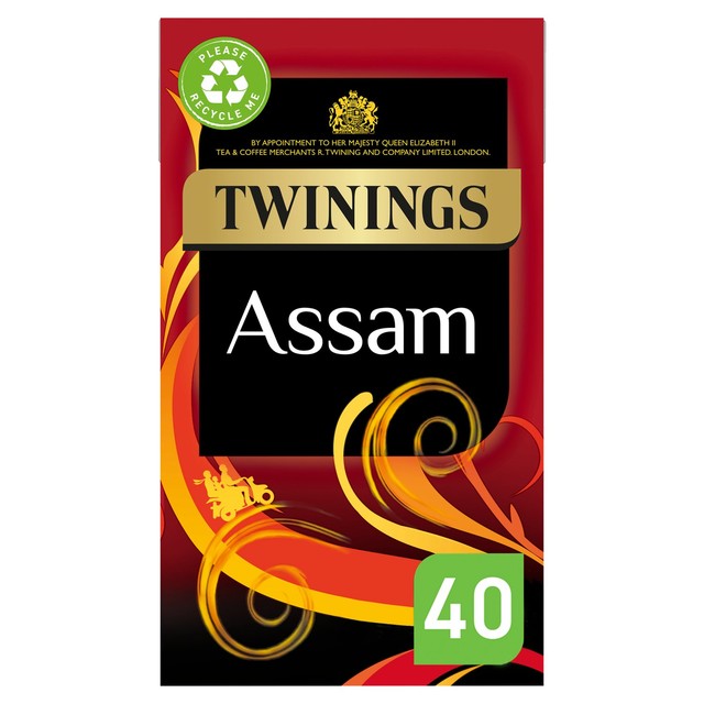 Twinings Assam Black Tea Bags 40 Count (British brand)