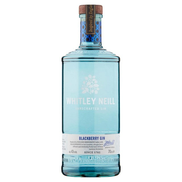 Whitley Neill blackberry gin 70cl (British brand)