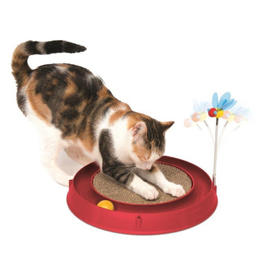 M&S Catit Play Circuit Ball Red Interactive Cat Toy- Buy online at McGrocer