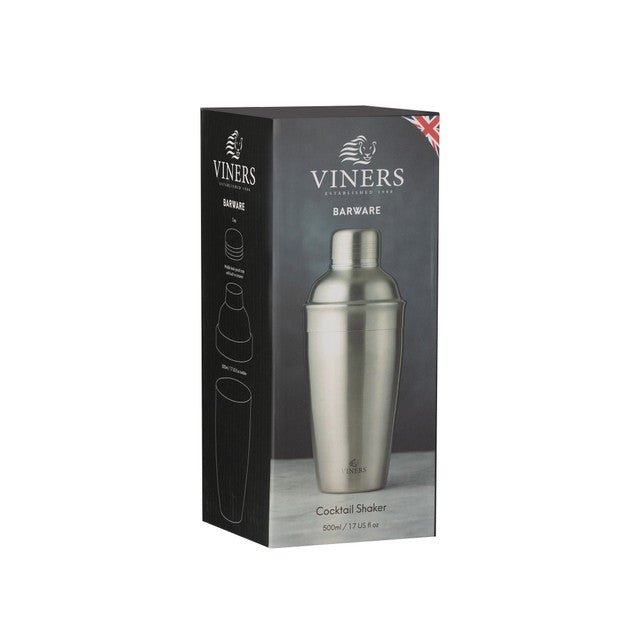 Viners silver cocktail shaker 500ml (British brand)