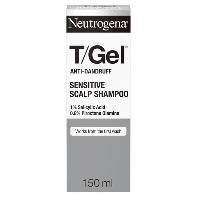 Neutrogena Anti-Dandruff Shampoo Sensitive Scalp 150ml, imported from the UK