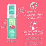 Salt of the Earth melon and cucumber natural deodorant spray 100ml (British brand)