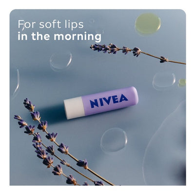 Nivea Lavender Overnight Lip Balm 4,8 g