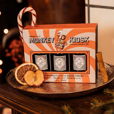 Coffret cadeau Gin Monkey 47 avec Original, Sloe Gin et Barrel Cut 3 x 15cl