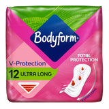 Bodyform Ultra Long sanitary towels 12 pack - British product