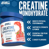 Applied Nutrition creatine powder strawberry & raspberry flavour 250g - British product