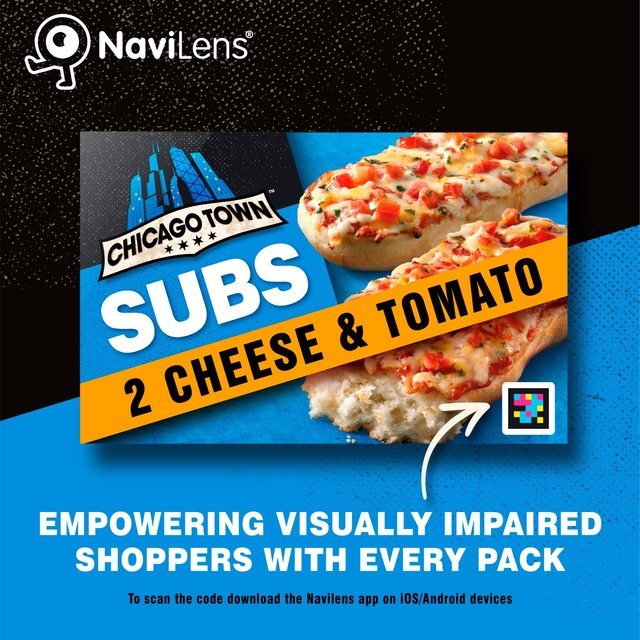 Chicago Town cheese tomato pizza subs 2x125g - British product