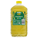 Pura sunflower oil 2L bottle, imported from the UK