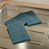 Spontex heavy duty scourer pads 3 pack 10x15cm (British brand)
