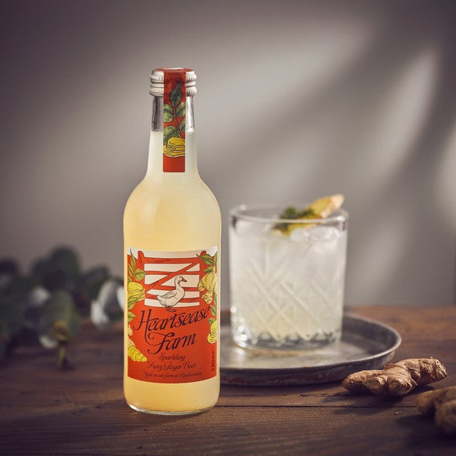 Heartsease Farm sparkling fiery ginger beer 330ml, UK version