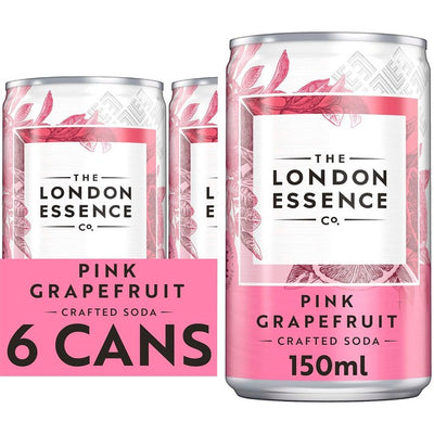 M&S London Essence Co. Pink Grapefruit Crafted Soda 6 x 150ml- Buy online at McGrocer