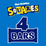 Kellogg's Rice Krispies Squares Marshmallow Snack Bars 4x28g, UK version