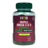 Holland & Barrett Vegan Omega Gummies lemon lime flavour 60 per pack, UK version