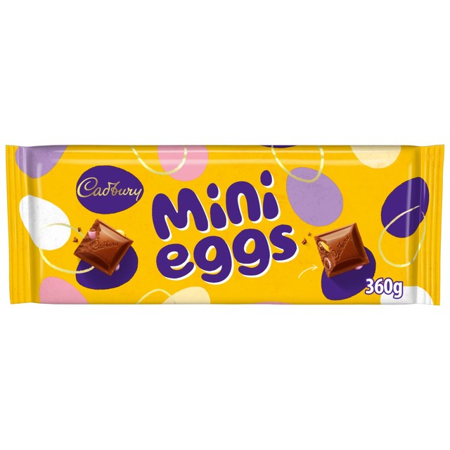 Cadbury Mini Eggs Milk Chocolate Bar 360g - British product
