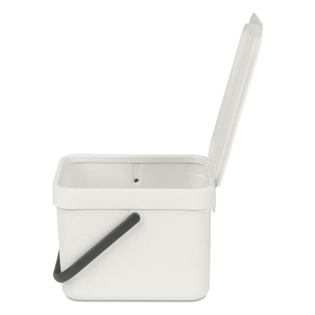 Brabantia Sort Go waste bin light grey 6L British product