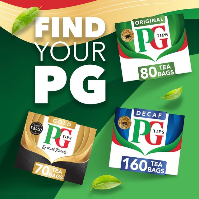 PG Tips Gold Special Blends black tea bags 70 pack, imported from the UK