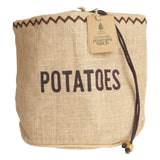 Natural Elements potato jute sack 25cm x 25cm x 24cm, imported from the UK