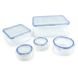 LocknLock 5-piece container set with airtight locking, UK version