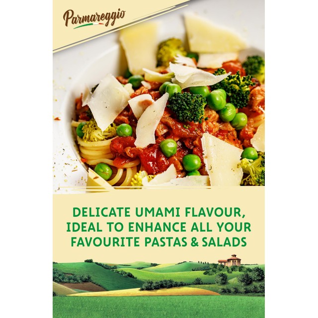 Parmareggio Parmigiano Reggiano cheese shavings 80g, imported from the UK
