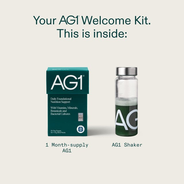 AG1 drink shaker 16 oz Tritan bottle - British product