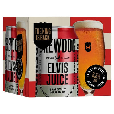 M&S BrewDog Elvis Juice American IPA Beer 4 x 330ml- Buy online at McGrocer