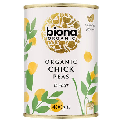 M&S Biona Organic Chick Peas Canned 400g- Buy online at McGrocer