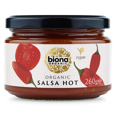 M&S Biona Organic Hot Salsa Dip 260g- Buy online at McGrocer