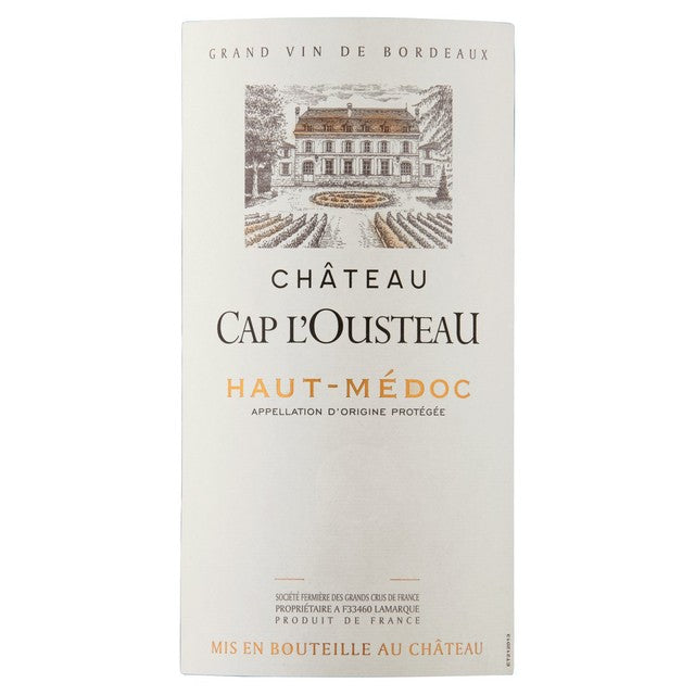 Chateau Cap L'Ousteau Haut Médoc red wine 75cl - British product