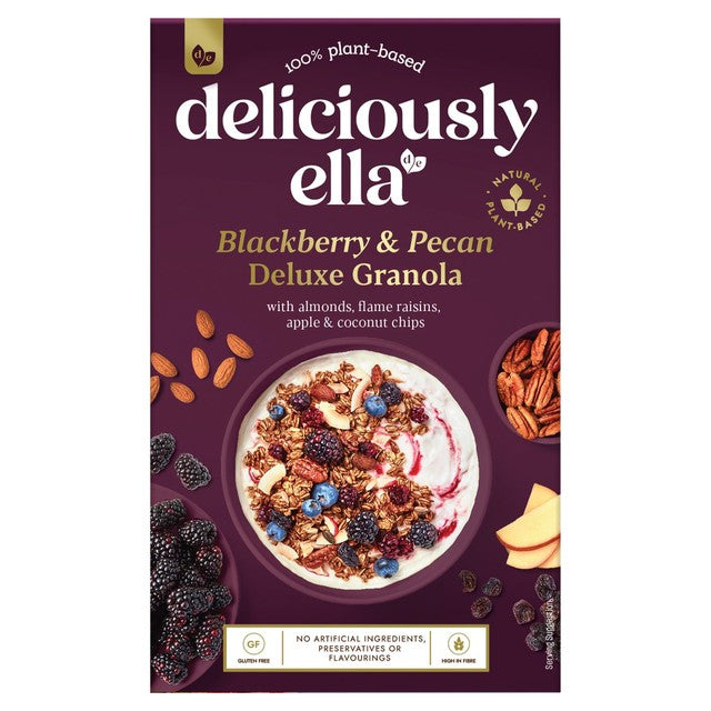 Deliciously Ella blackberry & pecan granola 350g - British product