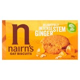 Nairn's Stem Ginger Oat Biscuits 200g, imported from the UK