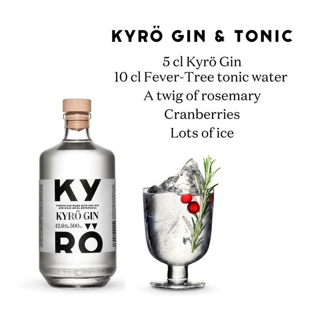 Kyro gin 50cl, UK version