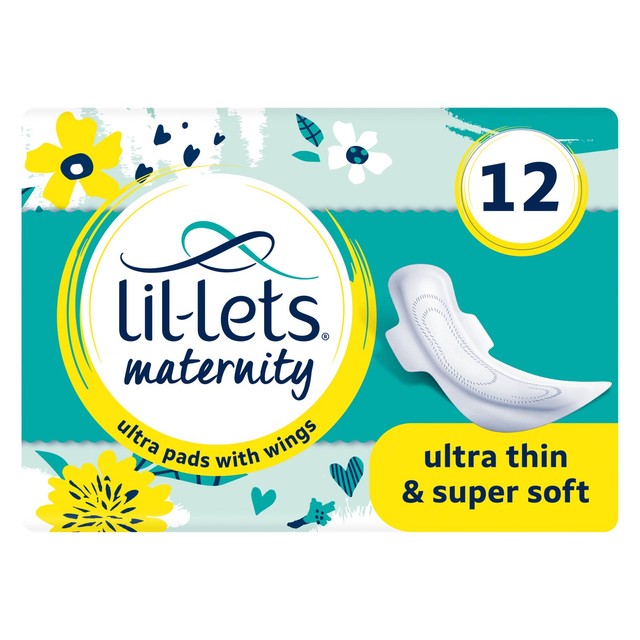 Lil-lets Maternity Ultra Pads 12 Pack, UK version