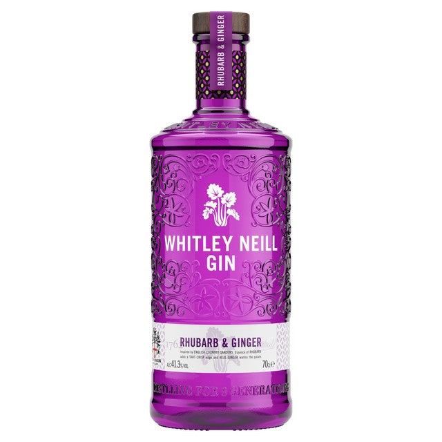 Whitley Neill Rhubarb & Ginger Gin 70cl (British brand)