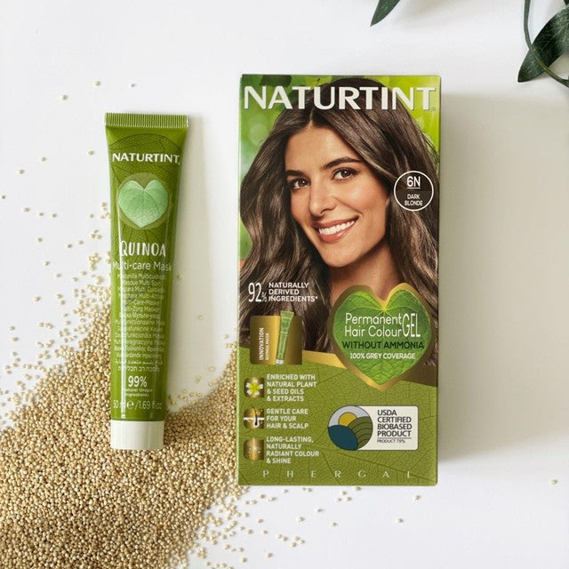 Naturtint Hair Colour 6N Dark Blonde 60ml, imported from the UK