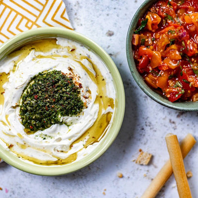 Trempette M&S Labneh avec vinaigrette aux herbes, yogourt, 170g