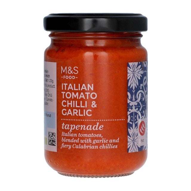 M&S Italian Tomato Chilli and Garlic Tapenade 140g, imported from the UK