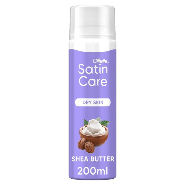 Gillette Satin Care Shave Gel Shea Butter 200ml (British brand)