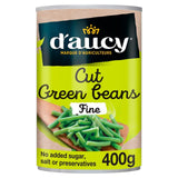 D'aucy cut green beans canned vegetables (British brand)