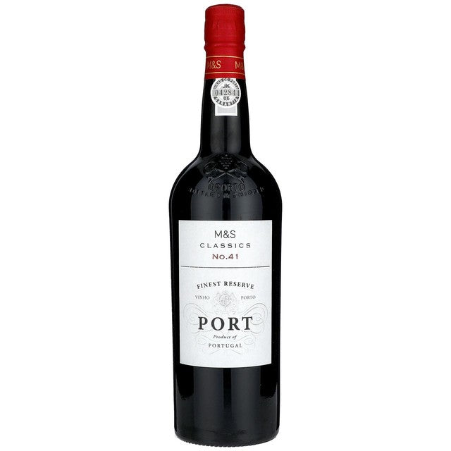 M&S Classics Finest Reserve Ruby Port 75cl, imported from the UK
