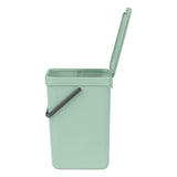 Brabantia waste bin Jade Green 12L - British product