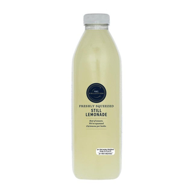M&S Freshly Squeezed Still Lemonade 1L, imported from the UK
